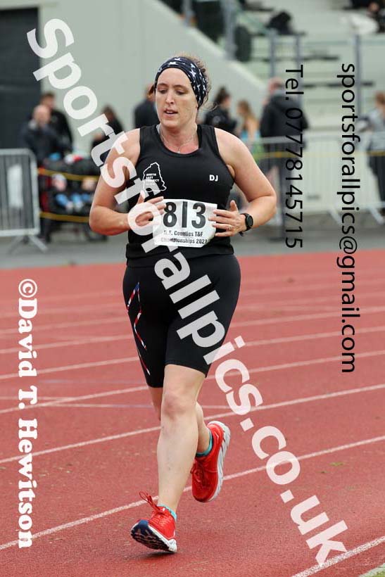 Womens 5000 metres, 2021 North Eastern Track and Field Champs., Middesbrough. Photo: David T. Hewitson/Sports for All Pics